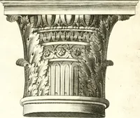 An illustration from Ornamenti d'architettura ritrovati fra le ruine delle antiche fabriche di Roma, nuovamente dati in luce (1537)