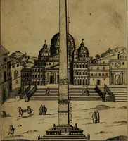 An illustration from Ornamenti di fabriche antiche et moderne dell'alma città di Roma : con le sue dichiarationi fatte da Bartolommeo Rossi fiorentino (1600)