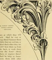 Picture 82 of 274 from Ornament & its application; a book for students, treating in a practical way of the relation of design to material, tools and methods of work (1904), leaf 132