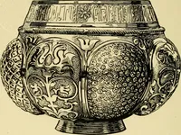 Picture 100 of 274 from Ornament & its application; a book for students, treating in a practical way of the relation of design to material, tools and methods of work (1904), leaf 149