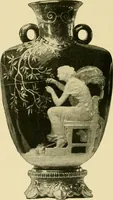 Picture 129 of 274 from Ornament & its application; a book for students, treating in a practical way of the relation of design to material, tools and methods of work (1904), leaf 189
