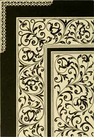 Picture 134 of 274 from Ornament & its application; a book for students, treating in a practical way of the relation of design to material, tools and methods of work (1904), leaf 197