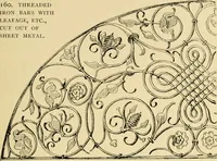 Picture 144 of 274 from Ornament & its application; a book for students, treating in a practical way of the relation of design to material, tools and methods of work (1904), leaf 206