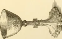 An illustration from Ornaments of the XVth and XVIth centuries. Ancient timber houses at Rouen, Caen, Bauvais, &c., Gothic furniture of the XVth century. Designs for gold & silver ornaments, and designs for iron & brass-work in the style of the XVth & XVIth centuries (1836)
