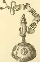 An illustration from Ornaments of the XVth and XVIth centuries. Ancient timber houses at Rouen, Caen, Bauvais, &c., Gothic furniture of the XVth century. Designs for gold & silver ornaments, and designs for iron & brass-work in the style of the XVth & XVIth centuries (1836)