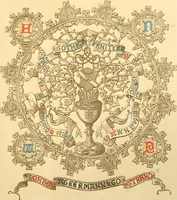 An illustration from Ornaments of the XVth and XVIth centuries. Ancient timber houses at Rouen, Caen, Bauvais, &c., Gothic furniture of the XVth century. Designs for gold & silver ornaments, and designs for iron & brass-work in the style of the XVth & XVIth centuries (1836)