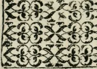 An illustration from Ornatvs ecclesiasticvs, hoc est, Compendivm praecipvarvm rervm, qvibvs qvaevis rite decenterqve compositae ecclesiae exornari, ac redimiri debent : omnibus ecclesiarum praelatis & rectoribus, per totam Ratisbonensem Dioecesin cum primis necessarium, Latinè & Germanicè, adiectis etiam quarundam suppellectilium figuris (1591)