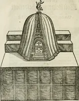 Picture 125 of 238 from Ornatvs ecclesiasticvs, hoc est, Compendivm praecipvarvm rervm, qvibvs qvaevis rite decenterqve compositae ecclesiae exornari, ac redimiri debent : omnibus ecclesiarum praelatis & rectoribus, per totam Ratisbonensem Dioecesin cum primis necessarium, Latinè & Germanicè, adiectis etiam quarundam suppellectilium figuris (1591), leaf 223