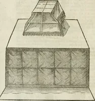 An illustration from Ornatvs ecclesiasticvs, hoc est, Compendivm praecipvarvm rervm, qvibvs qvaevis rite decenterqve compositae ecclesiae exornari, ac redimiri debent : omnibus ecclesiarum praelatis & rectoribus, per totam Ratisbonensem Dioecesin cum primis necessarium, Latinè & Germanicè, adiectis etiam quarundam suppellectilium figuris (1591)