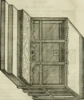 An illustration from Ornatvs ecclesiasticvs, hoc est, Compendivm praecipvarvm rervm, qvibvs qvaevis rite decenterqve compositae ecclesiae exornari, ac redimiri debent : omnibus ecclesiarum praelatis & rectoribus, per totam Ratisbonensem Dioecesin cum primis necessarium, Latinè & Germanicè, adiectis etiam quarundam suppellectilium figuris (1591)