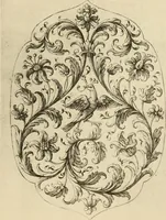 An illustration from Ornemens d'orfevrerie propres pour flanquer et amaller : nouveau livre d'ornemens d'orfevrerie (1888)