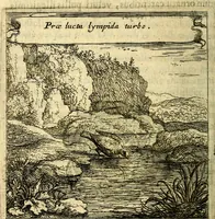 An illustration from Orphevs evcharisticvs. Sive devs absconditvs humanitatis illecebris illustriores mundi partes ad se pertrahens, vltroneas arcanae maiestatis adoratrices (1657)