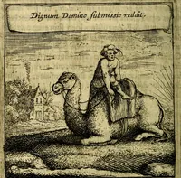 An illustration from Orphevs evcharisticvs. Sive devs absconditvs humanitatis illecebris illustriores mundi partes ad se pertrahens, vltroneas arcanae maiestatis adoratrices (1657)
