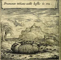 Picture 121 of 140 from Orphevs evcharisticvs. Sive devs absconditvs humanitatis illecebris illustriores mundi partes ad se pertrahens, vltroneas arcanae maiestatis adoratrices (1657), leaf 585