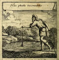 An illustration from Orphevs evcharisticvs. Sive devs absconditvs humanitatis illecebris illustriores mundi partes ad se pertrahens, vltroneas arcanae maiestatis adoratrices (1657)