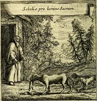 Picture 12 of 140 from Orphevs evcharisticvs. Sive devs absconditvs humanitatis illecebris illustriores mundi partes ad se pertrahens, vltroneas arcanae maiestatis adoratrices (1657), leaf 99