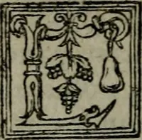 An illustration from Orthodoxa Tigvrinæ Ecclesiæ ministrorum Confessio : illorum et fidem & doctrinam, quam cum Catholica sanctorũ ecclesia communem habent ; continens, in primis autem de Coena Domini Nostri Iesv Christi ; unà cum æqua & modesta responsione ad uanas & offendiculi plenas D. Mart. Lvtheri calumnias, cõdemnationes & conuitia, quæ tum alibi, tum in nouissimo libello suo (quem Breuem de sancto Sacramento Confessionem dixit) potissimum ædita & uulgata sunt (1545)