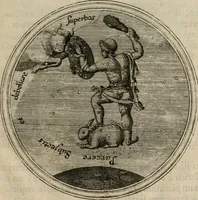 Picture 7 of 20 from Ortus Castoris ratibus propitius, Ratisbonæ è specula pieria Collegii Societatis Jesu in reverendissimo ac serenissimo principe, ac domino ... Joanne Theodoro ... tubo historico-poëtico observatvs, quando sideri fraterno serenissimo Clementi Augusto, in statione episcopatûs Ratisbonensis, successit (1721), leaf 18