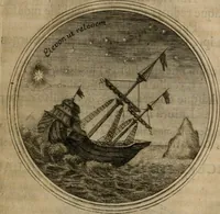 An illustration from Ortus Castoris ratibus propitius, Ratisbonæ è specula pieria Collegii Societatis Jesu in reverendissimo ac serenissimo principe, ac domino ... Joanne Theodoro ... tubo historico-poëtico observatvs, quando sideri fraterno serenissimo Clementi Augusto, in statione episcopatûs Ratisbonensis, successit (1721)