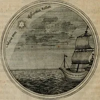 An illustration from Ortus Castoris ratibus propitius, Ratisbonæ è specula pieria Collegii Societatis Jesu in reverendissimo ac serenissimo principe, ac domino ... Joanne Theodoro ... tubo historico-poëtico observatvs, quando sideri fraterno serenissimo Clementi Augusto, in statione episcopatûs Ratisbonensis, successit (1721)