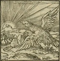 Picture 86 of 195 from Orvs Apollo de Ægypte De la signification des notes hieroglyphiques des Aegyptiens : cest a dire des figures par les quelles ilz escripuoient leurs mysteres secretz, & les choses sainctes & diuines (1543), leaf 100