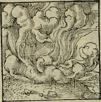 An illustration from Orvs Apollo de Ægypte De la signification des notes hieroglyphiques des Aegyptiens : cest a dire des figures par les quelles ilz escripuoient leurs mysteres secretz, & les choses sainctes & diuines (1543)