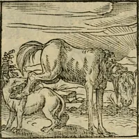 Picture 116 of 195 from Orvs Apollo de Ægypte De la signification des notes hieroglyphiques des Aegyptiens : cest a dire des figures par les quelles ilz escripuoient leurs mysteres secretz, & les choses sainctes & diuines (1543), leaf 130