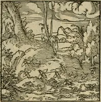 Picture 117 of 195 from Orvs Apollo de Ægypte De la signification des notes hieroglyphiques des Aegyptiens : cest a dire des figures par les quelles ilz escripuoient leurs mysteres secretz, & les choses sainctes & diuines (1543), leaf 132