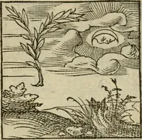 An illustration from Orvs Apollo de Ægypte De la signification des notes hieroglyphiques des Aegyptiens : cest a dire des figures par les quelles ilz escripuoient leurs mysteres secretz, & les choses sainctes & diuines (1543)