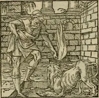 Picture 144 of 195 from Orvs Apollo de Ægypte De la signification des notes hieroglyphiques des Aegyptiens : cest a dire des figures par les quelles ilz escripuoient leurs mysteres secretz, & les choses sainctes & diuines (1543), leaf 160