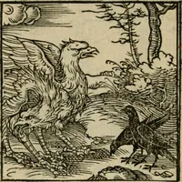 Picture 10 of 195 from Orvs Apollo de Ægypte De la signification des notes hieroglyphiques des Aegyptiens : cest a dire des figures par les quelles ilz escripuoient leurs mysteres secretz, & les choses sainctes & diuines (1543), leaf 19