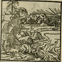 Picture 180 of 195 from Orvs Apollo de Ægypte De la signification des notes hieroglyphiques des Aegyptiens : cest a dire des figures par les quelles ilz escripuoient leurs mysteres secretz, & les choses sainctes & diuines (1543), leaf 195