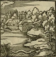 Picture 181 of 195 from Orvs Apollo de Ægypte De la signification des notes hieroglyphiques des Aegyptiens : cest a dire des figures par les quelles ilz escripuoient leurs mysteres secretz, & les choses sainctes & diuines (1543), leaf 196