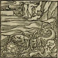 Picture 182 of 195 from Orvs Apollo de Ægypte De la signification des notes hieroglyphiques des Aegyptiens : cest a dire des figures par les quelles ilz escripuoient leurs mysteres secretz, & les choses sainctes & diuines (1543), leaf 198