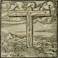 Picture 189 of 195 from Orvs Apollo de Ægypte De la signification des notes hieroglyphiques des Aegyptiens : cest a dire des figures par les quelles ilz escripuoient leurs mysteres secretz, & les choses sainctes & diuines (1543), leaf 205