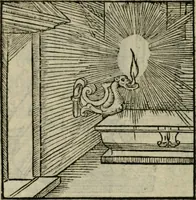Picture 192 of 195 from Orvs Apollo de Ægypte De la signification des notes hieroglyphiques des Aegyptiens : cest a dire des figures par les quelles ilz escripuoient leurs mysteres secretz, & les choses sainctes & diuines (1543), leaf 209