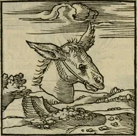 An illustration from Orvs Apollo de Ægypte De la signification des notes hieroglyphiques des Aegyptiens : cest a dire des figures par les quelles ilz escripuoient leurs mysteres secretz, & les choses sainctes & diuines (1543)