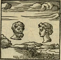 Picture 26 of 195 from Orvs Apollo de Ægypte De la signification des notes hieroglyphiques des Aegyptiens : cest a dire des figures par les quelles ilz escripuoient leurs mysteres secretz, & les choses sainctes & diuines (1543), leaf 40