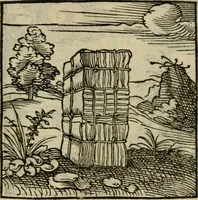 Picture 37 of 195 from Orvs Apollo de Ægypte De la signification des notes hieroglyphiques des Aegyptiens : cest a dire des figures par les quelles ilz escripuoient leurs mysteres secretz, & les choses sainctes & diuines (1543), leaf 48