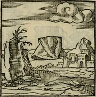 An illustration from Orvs Apollo de Ægypte De la signification des notes hieroglyphiques des Aegyptiens : cest a dire des figures par les quelles ilz escripuoient leurs mysteres secretz, & les choses sainctes & diuines (1543)