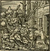Picture 46 of 195 from Orvs Apollo de Ægypte De la signification des notes hieroglyphiques des Aegyptiens : cest a dire des figures par les quelles ilz escripuoient leurs mysteres secretz, & les choses sainctes & diuines (1543), leaf 56