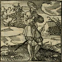 Picture 47 of 195 from Orvs Apollo de Ægypte De la signification des notes hieroglyphiques des Aegyptiens : cest a dire des figures par les quelles ilz escripuoient leurs mysteres secretz, & les choses sainctes & diuines (1543), leaf 59