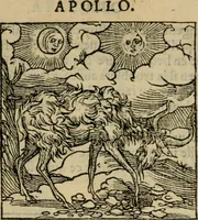 Picture 53 of 195 from Orvs Apollo de Ægypte De la signification des notes hieroglyphiques des Aegyptiens : cest a dire des figures par les quelles ilz escripuoient leurs mysteres secretz, & les choses sainctes & diuines (1543), leaf 66