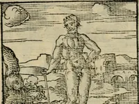 An illustration from Orvs Apollo de Ægypte De la signification des notes hieroglyphiques des Aegyptiens : cest a dire des figures par les quelles ilz escripuoient leurs mysteres secretz, & les choses sainctes & diuines (1543)