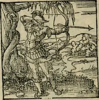 Picture 83 of 195 from Orvs Apollo de Ægypte De la signification des notes hieroglyphiques des Aegyptiens : cest a dire des figures par les quelles ilz escripuoient leurs mysteres secretz, & les choses sainctes & diuines (1543), leaf 97