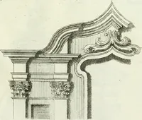 An illustration from Osservazioni di Antonio Visentini, architetto veneto, che servono di continuazione al Trattato di Teofilo Gallaccini sopra gli errori degli architetti (1771)