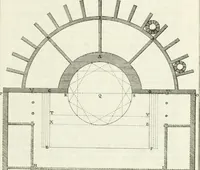 An illustration from Osservazioni di Ottavio Bocchi gentiluomo adriese sopra un antico teatro scoperto in Adria : agli eruditissimi Signori Accademici della nobile Accademia Etrusca dell'antichissima città di Cortona (1739)