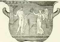 An illustration from Osservazioni di Ottavio Bocchi gentiluomo adriese sopra un antico teatro scoperto in Adria : agli eruditissimi Signori Accademici della nobile Accademia Etrusca dell'antichissima città di Cortona (1739)