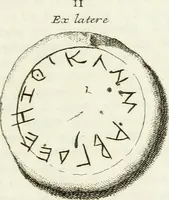 An illustration from Osservazioni di Ottavio Bocchi gentiluomo adriese sopra un antico teatro scoperto in Adria : agli eruditissimi Signori Accademici della nobile Accademia Etrusca dell'antichissima città di Cortona (1739)