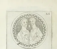 An illustration from Osservazioni sopra alcuni frammenti di vasi antichi di vetro ornati di figure trovati ne'cimiteri di Roma (1716)